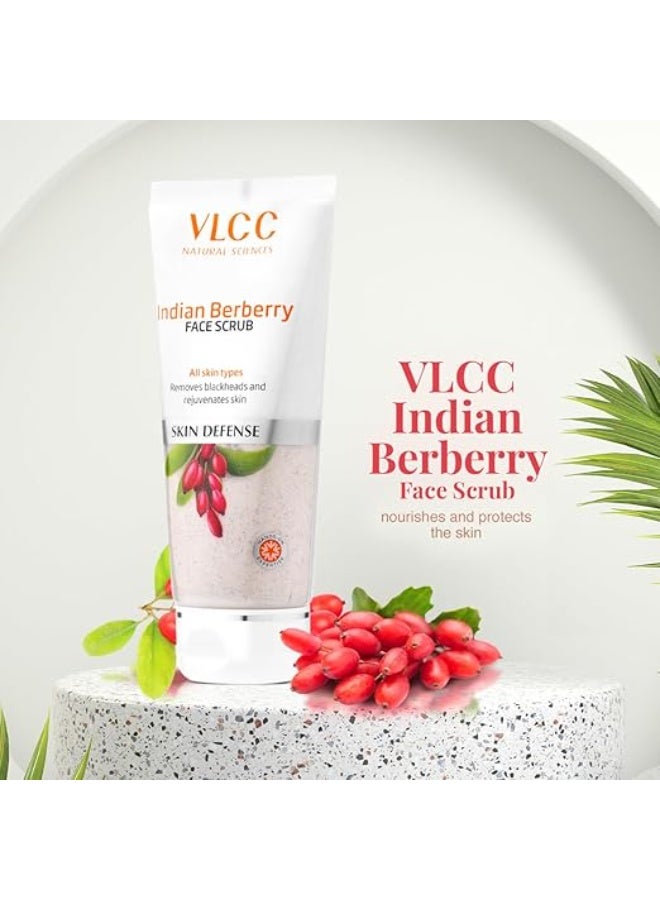 VLCC Indian Berberry Face Scrub - 80g | Gentle Scrub | Helps remove Dead Skin Cells | Clears Skin and Helps remove Blackheads | Rich in Antioxidants | Helps improve Skin Texture. - Image 2